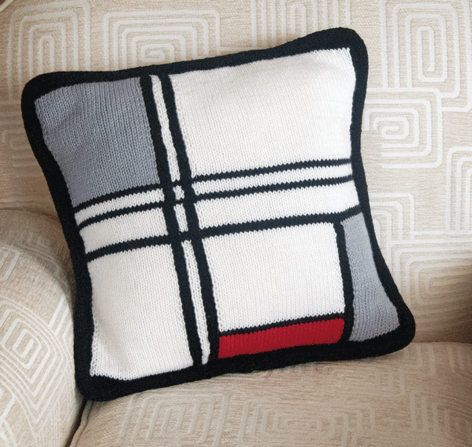 Mondrian Pillow Cover by Beth Moriarty
